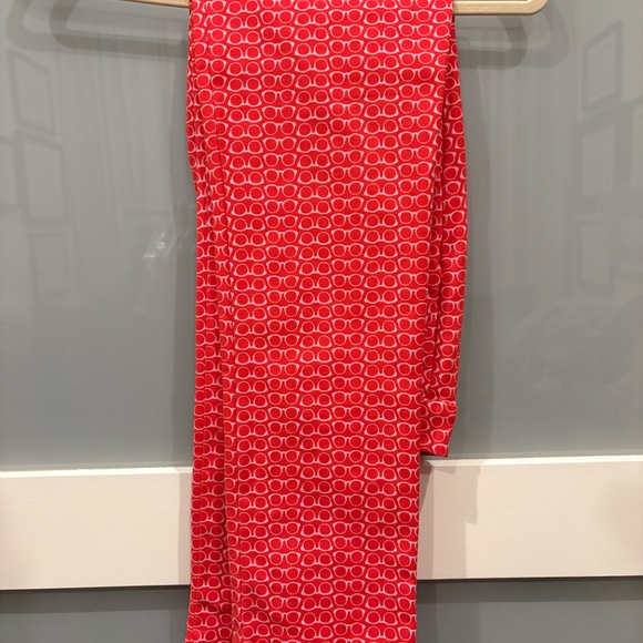 2 Red Funky Glasses Print Boden Pants - Picture 2 of 6